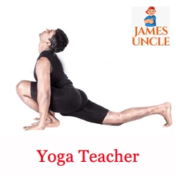 Yoga teacher Mr. Sayan Chatterjee in Sodepur